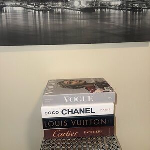 Luxury False Fashion Book Set for decor